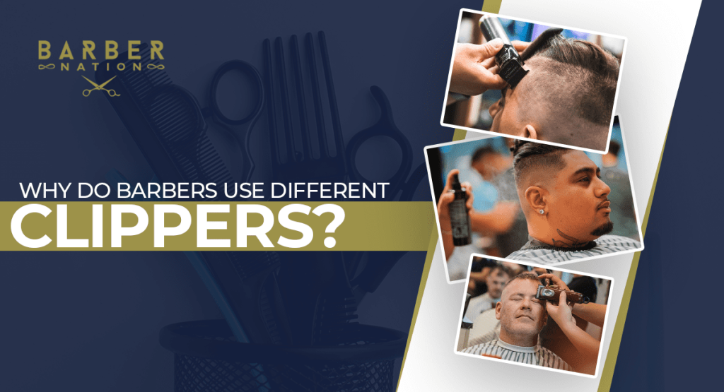 Barber Uses Clippers