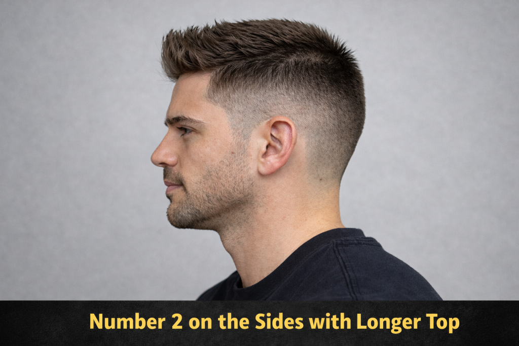 Number 2 on the Sides with Longer Top